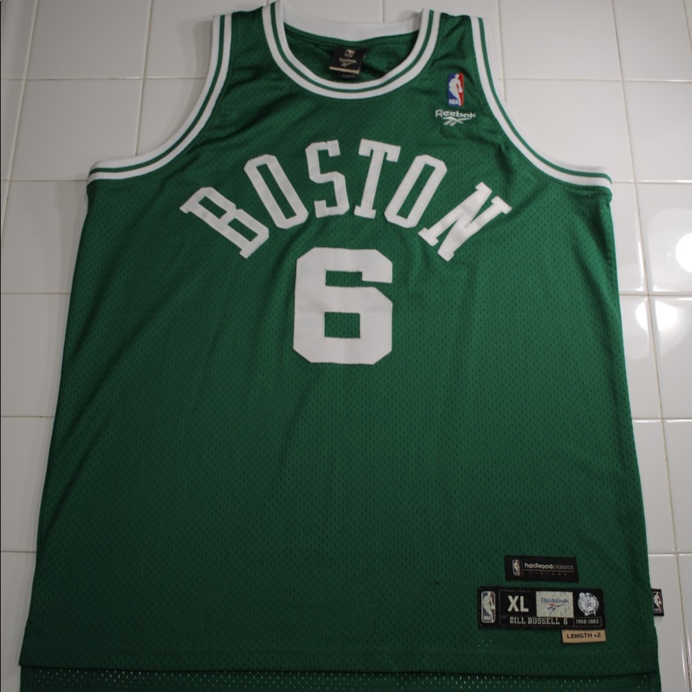 Vintage Bill Russell Boston Celtics Jersey